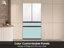 Bespoke 29 cu. ft. 4-Door French Door Refrigerator with Inner Beverage Center & FlexZone™ Drawer in Stainless Steel view 10