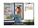 Bespoke AI 4-Door French Door AI Family Hub™ | AI Vision & Auto Open Door 23 cu.ft. view 8