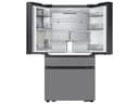 Bespoke 23 cu. ft. Counter Depth 4-Door French Door Refrigerator with AI Home & AI Vision Inside in Charcoal Glass and Stainless Steel view 8