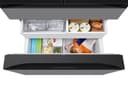 Bespoke 23 cu. ft. Counter Depth 4-Door French Door Refrigerator with AI Home & AI Vision Inside in Charcoal Glass and Stainless Steel view 15