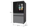 Bespoke AI 4-Door French Door Family Hub™ 32” | AI Vision & Inner Beverage Center | 23 cu.ft. view 2