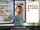 Bespoke AI 4-Door French Door Family Hub™ 32” | AI Vision & Inner Beverage Center | 23 cu.ft. view 7