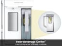Bespoke AI 4-Door French Door Family Hub™ 32” | AI Vision & Inner Beverage Center | 23 cu.ft. view 8
