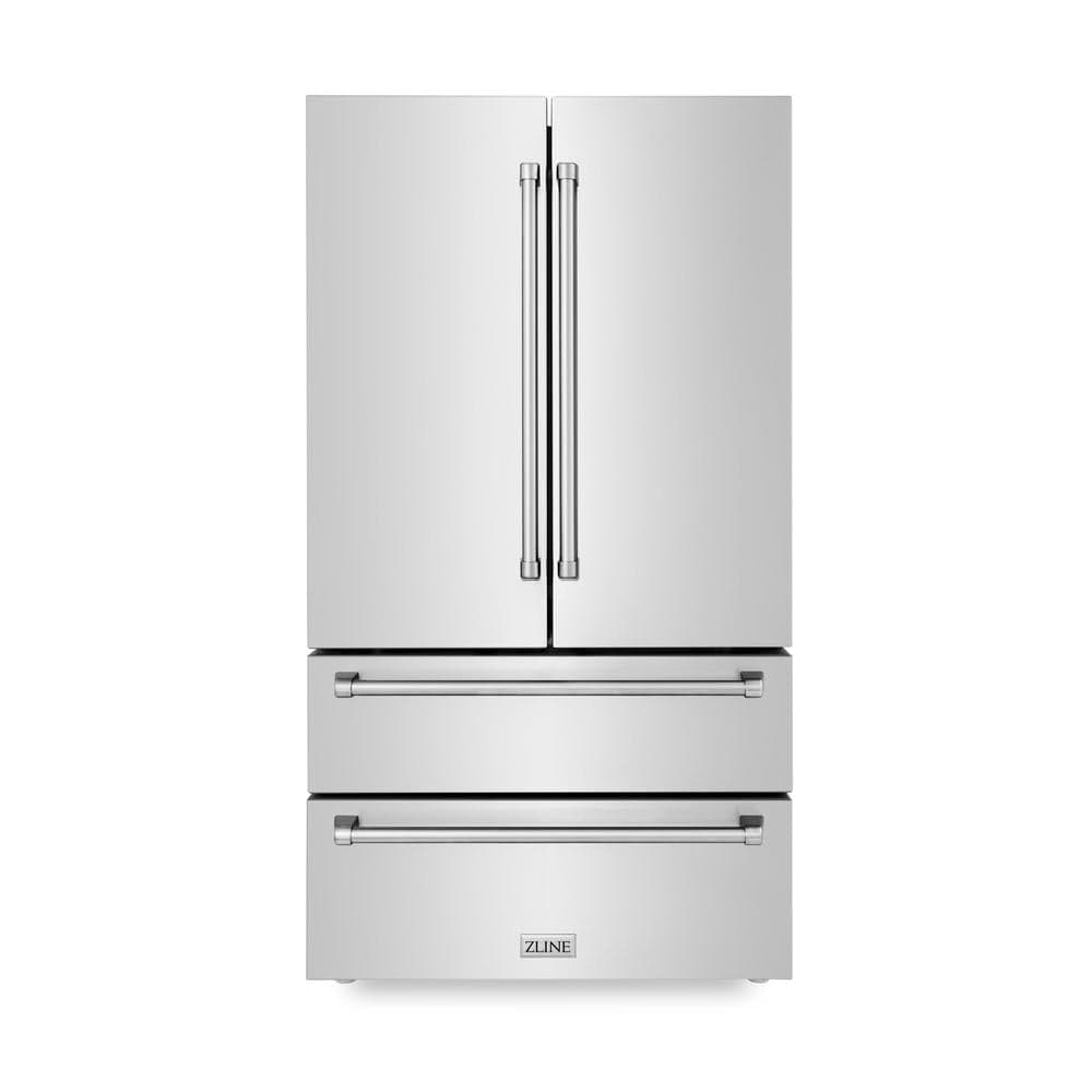 36" 22.5 cu. ft Freestanding French Door Refrigerator with Ice Maker