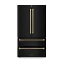 36" Autograph Edition 22.5 cu. ft Freestanding French Door Refrigerator with Ice Maker in Fingerprint Resistant with Accents (RFMZ-36-BS) - Champagne Bronze view 1