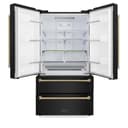 36" Autograph Edition 22.5 cu. ft Freestanding French Door Refrigerator with Ice Maker in Fingerprint Resistant with Accents (RFMZ-36-BS) - Champagne Bronze view 3