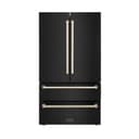 36" Autograph Edition 22.5 cu. ft Freestanding French Door Refrigerator with Ice Maker with Accents (RFMZ-36-BS) - Gold view 1