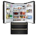 36" Autograph Edition 22.5 cu. ft Freestanding French Door Refrigerator with Ice Maker with Accents (RFMZ-36-BS) - Gold view 5