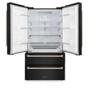 36" Autograph Edition 22.5 cu. ft Freestanding French Door Refrigerator with Ice Maker with Accents (RFMZ-36-BS) - Gold view 6