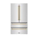 36" Autograph Edition 22.5 cu. ft Freestanding French Door Refrigerator with Ice Maker - Champagne Bronze view 7