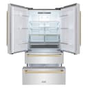 36" Autograph Edition 22.5 cu. ft Freestanding French Door Refrigerator with Ice Maker - Champagne Bronze view 5