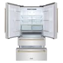 36" Autograph Edition 22.5 cu. ft Freestanding French Door Refrigerator with Ice Maker - Gold view 5