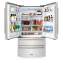 36" Autograph Edition 22.5 cu. ft Freestanding French Door Refrigerator with Ice Maker - Gold view 6