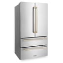 36" Autograph Edition 22.5 cu. ft Freestanding French Door Refrigerator with Ice Maker - Gold view 7