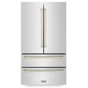 36" Autograph Edition 22.5 cu. ft Freestanding French Door Refrigerator with Ice Maker - Gold view 8