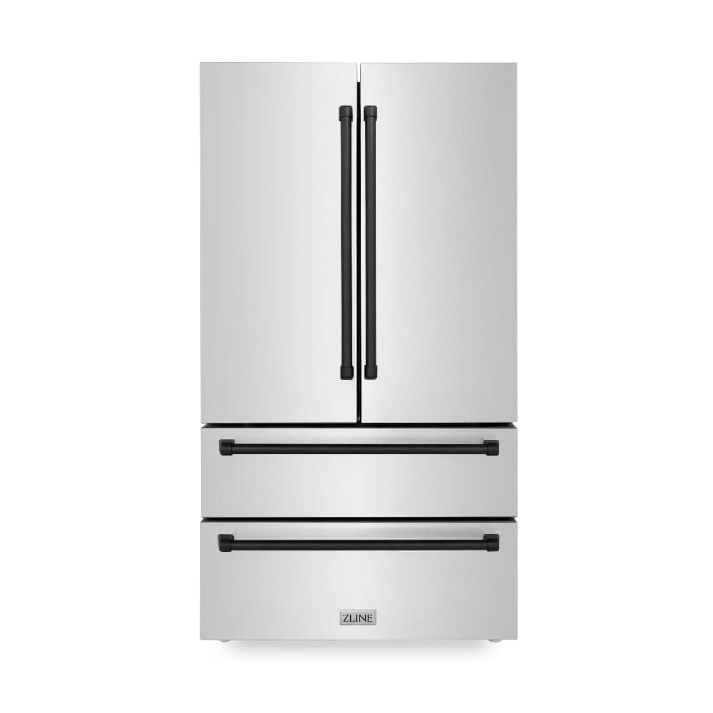36" Autograph Edition 22.5 cu. ft Freestanding French Door Refrigerator with Ice Maker in Fingerprint Resistant Stainless Steel (RFMZ-36) - Matte