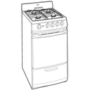 20" Free-Standing Gas Range view 8