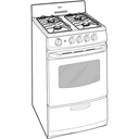 24" Free-Standing Gas Range view 3