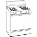 30" Free-Standing Gas Range view 3