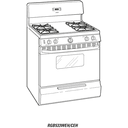 30" Free-Standing Gas Range view 1