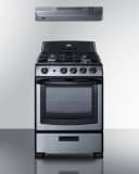 24" Wide Gas Range & Convertible Hood view 5