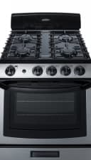 24" Wide Gas Range & Convertible Hood view 4