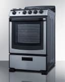 24" Wide Gas Range & Convertible Hood view 2