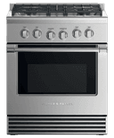Gas Range, 30", 4 Burners, LPG view 2