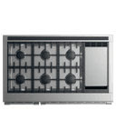 Gas Range, 48", 6 Burners with Griddle, LPG view 1