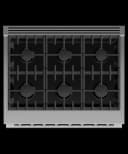 Gas Range, 36", 6 Burners, LPG view 3