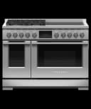 Dual Fuel Range, 48", 4 Burners, 4 Induction Zones, Self-cleaning view 1
