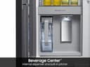 Bespoke 23 cu. ft. Counter Depth 4-Door French Door Refrigerator with AI Hybrid Cooling & Beverage Center in Stainless Steel view 10