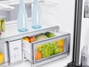 Bespoke 23 cu. ft. Counter Depth 4-Door French Door Refrigerator with AI Hybrid Cooling & Beverage Center in Stainless Steel view 13