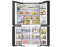 Bespoke 23 cu. ft. Counter Depth 4-Door French Door Refrigerator with AI Hybrid Cooling & Beverage Center in Stainless Steel view 8