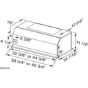 Boan 33-Inch Pro-Style Built-In Range Hood Insert view 1