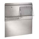 48-Inch Backsplash with shelves in Stainless Steel view 1
