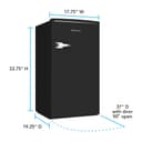 Avanti 3.0 Cu. Ft. Retro Compact Refrigerator view 33