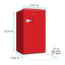 Avanti 3.0 Cu. Ft. Retro Compact Refrigerator view 32