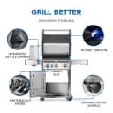 Rogue® PRO 425 SIB with Infrared Side Burner view 5