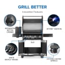 Rogue® PRO 525 SIB with Infrared Side Burner view 5