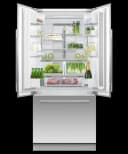 Integrated French Door Refrigerator Freezer, 32", Ice & Water view 3