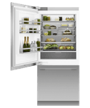 Integrated Refrigerator Freezer, 36", 19,2 cu ft, Ice & Water view 3