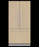 Integrated French Door Refrigerator Freezer, 36", Ice view 1