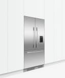 36" Series 7 Integrated French Door Refrigerator Freezer, Ice & Water view 3