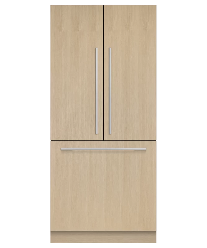 Integrated French Door Refrigerator Freezer, 36", Ice