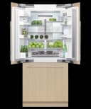 Integrated French Door Refrigerator Freezer, 36", Ice view 2