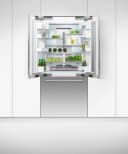 Integrated French Door Refrigerator Freezer, 36", Ice & Water view 6