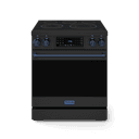 30 Inch Professional Electric Range With Tilt Panel Touch Control In Black/navy Blue Gordon Ramsay Series view 1