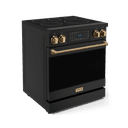 30 Inch Professional Electric Range With Tilt Panel Touch Control In Black/bronze Gordon Ramsay Series view 3