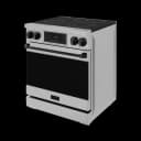 30 Inch Professional Electric Range With Tilt Panel Touch Control In Stainless Steel/black Gordon Ramsay Series view 4